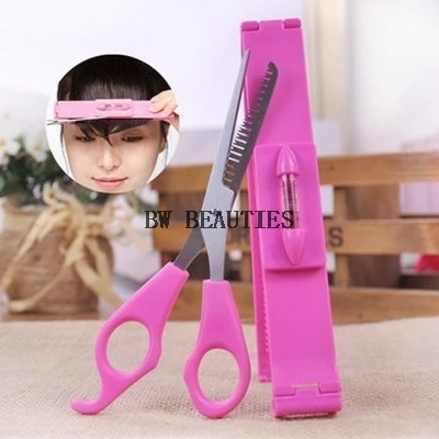 US $668.06 500SetsLot Beauty Clipper Fringe Hair Cutting Level Bangs Clipper Tool Guide for Layers Wholesale Free Shipping