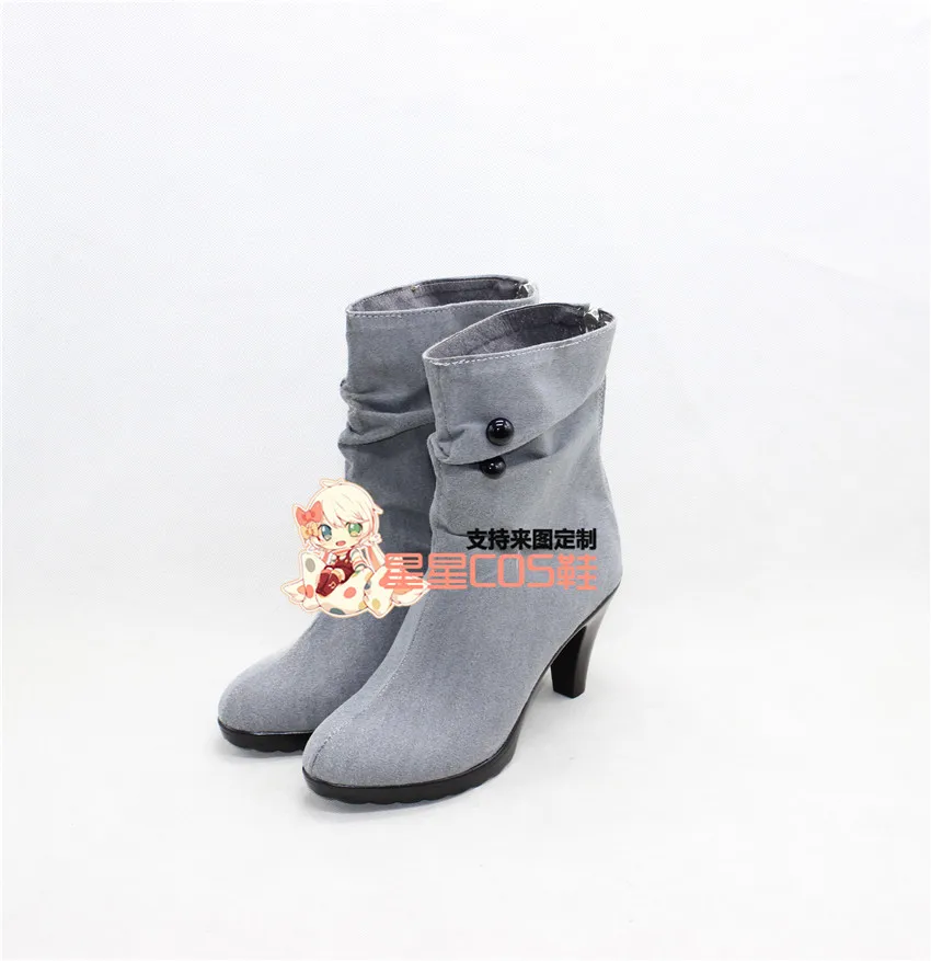 

The Kagerou Project Tateyama Ayano Girls Gray Cosplay Shoes Boots X002