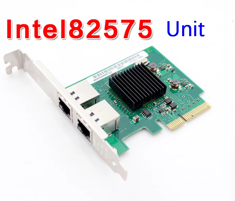 High Quanlity 82575 Unit Chip Diskless Server Nic Multiport Pcie Dual
