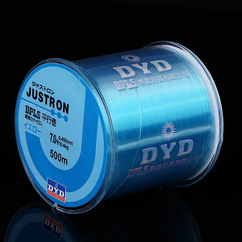 

500m Nylon Fishing Line Japanese Durable Monofilament Rock Sea Fishing Line Super Strong Daiwa Justron Carp & Match Fishing Line