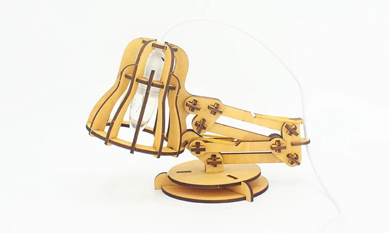Horsten Creative Retro Coffee Shop Table Lamp Wood Vintage Desk Lamp E27 Bulb 110V 220V DIY Bedroom Bar Table Desk Light (8)