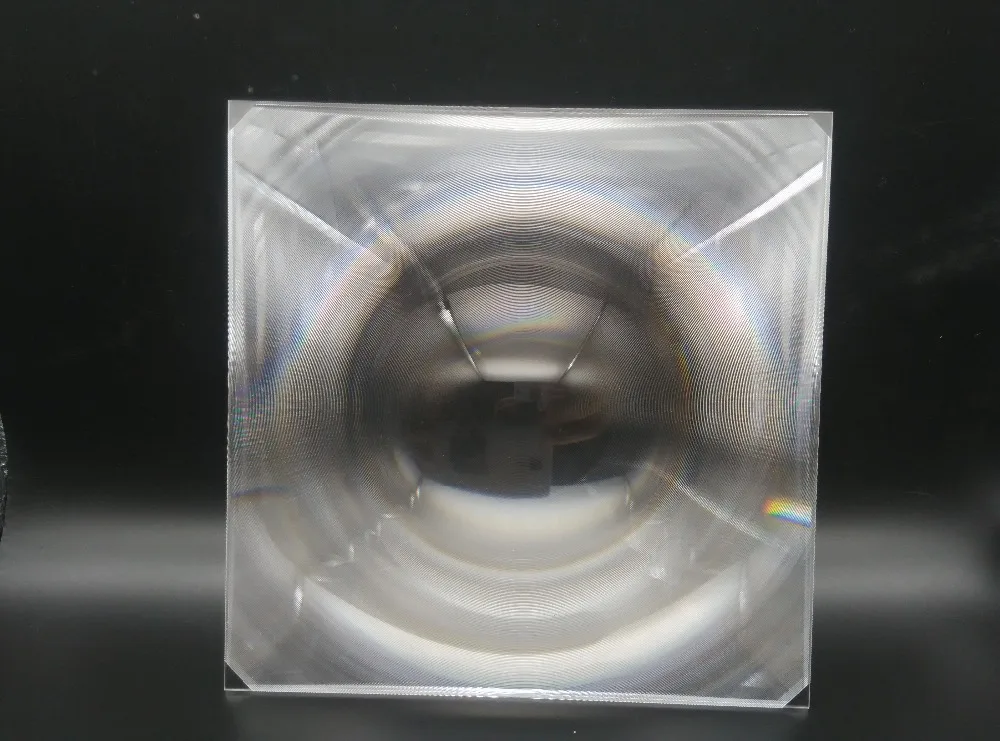 acrylic square shape fresnel lens 120*120mm 120x120mm focal length