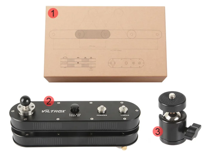 

Camera Track Slider with 4x Distance Panning and Linear Motion for GoPro Action Cameras Smartphone DSLR Video Recording ILDC