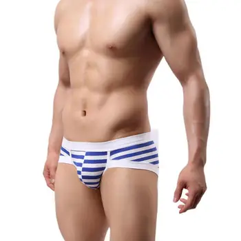 

JAYCOSIN 2020 Brand New Men's Sexy Stripe Cotton Underwear shorts men boxers underpants Soft clothes Panties man 05.21