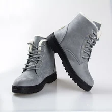 Mode cheville bottes pour femmes chaussures 2016 chaud neige bottes