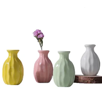 

Ceramic Vase Tower Vase For Home Decoration Photo Prop Fashion Ceramic Bottle Green Plant Ceramic Flower Vases