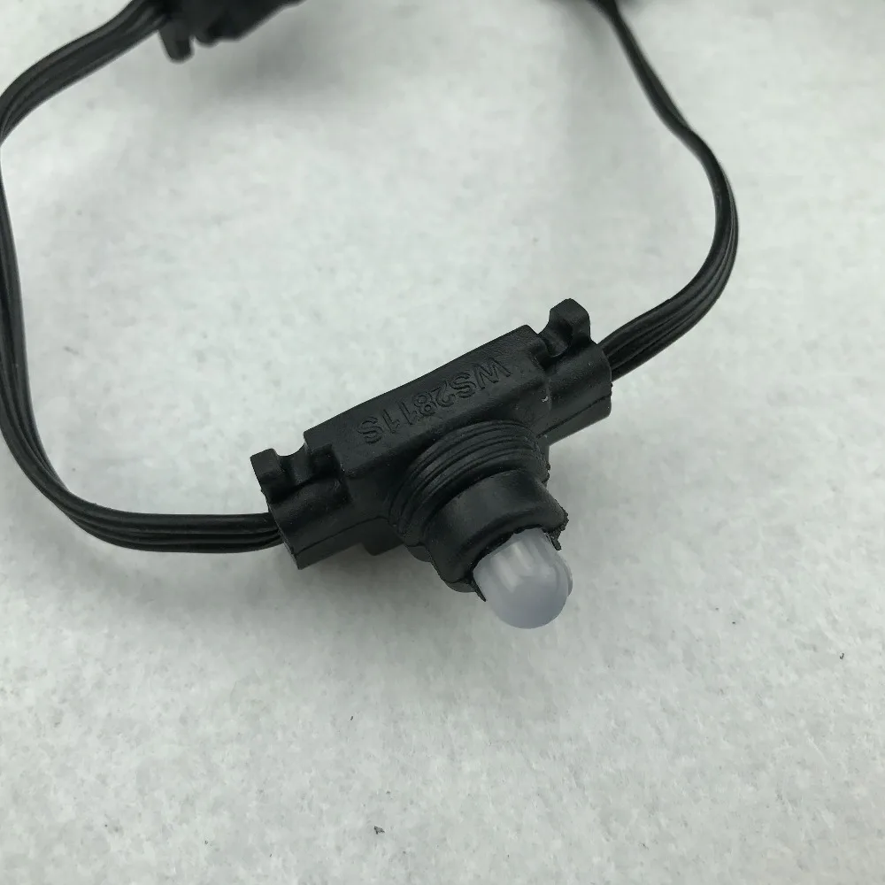 

100nodes DC12V WS2811 LED pixel module; all black wire;IP66 rated;100pcs a string;with 2m xConnect pigtail