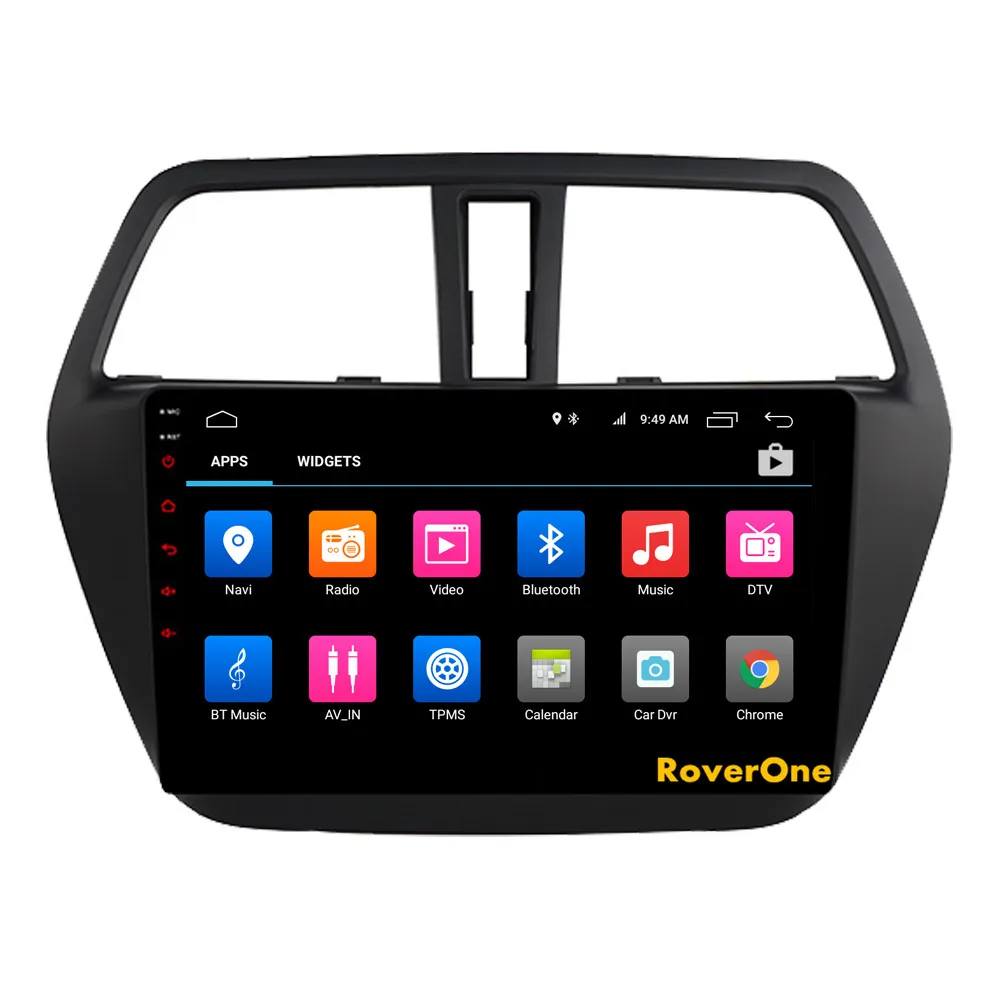 Top RoverOne Android 9.0 Octa Core Car Radio GPS For Suzuki SX4 S-Cross S Cross 2013+ Touchscreen Multimedia Player Stereo Head Unit 7