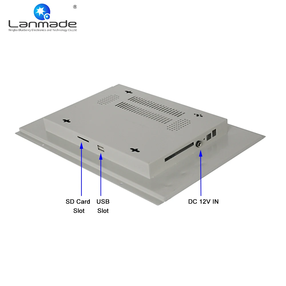 15 дюймов 1366x768 ЖК монитор usb медиаплеер для рекламы 12v рекламный плеер гибкий