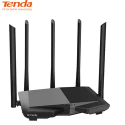 Tenda AC7 AC1200M Беспроводной Wi-Fi маршрутизатор с 2,4 ГГц/5,0 ГГц с высоким коэффициентом усиления антенны дома охват Dual Band Wi-Fi ретранслятор