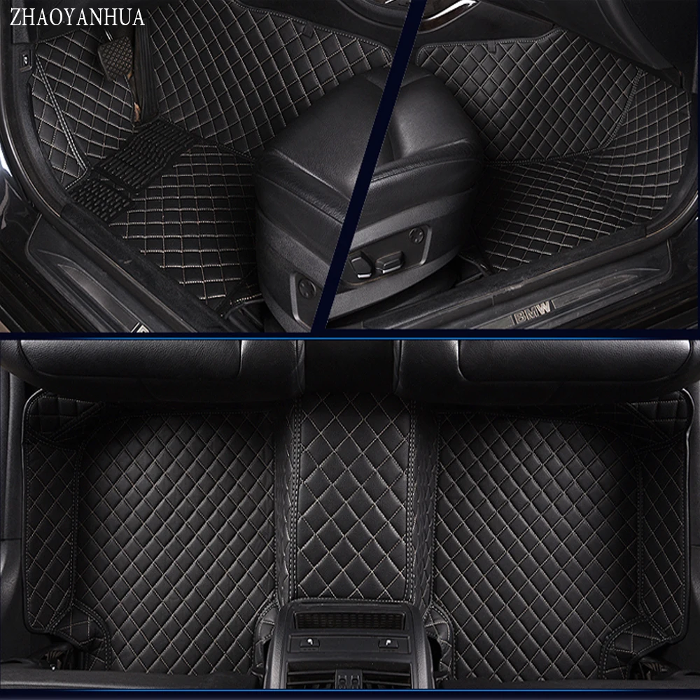 

ZHAOYANHUA Car floor mats for BMW 3/4/5/6/7 Series M3 X1 X3 X4 X5 X6 Z4 5D car-styling all weather carpet floor liner