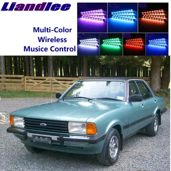

LiandLee Car Glow Interior Floor Decorative Atmosphere Seats Accent Ambient Neon light For Ford Fairlane LTD MK5