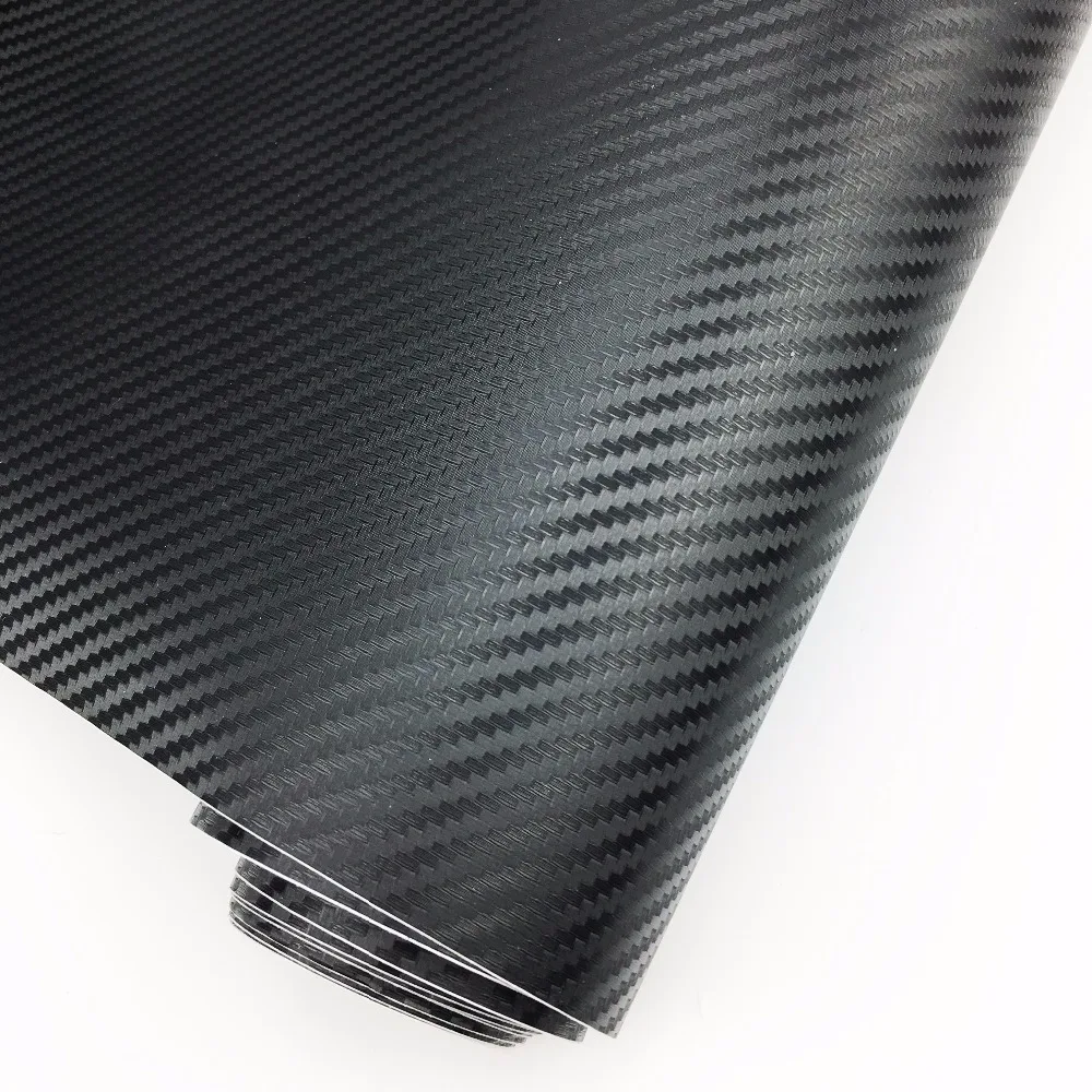10x152cm Carbon Fiber Sticker - 3D DIY Vinyl Film for Motorcycle and Automobile Car Styling Accessories image 3
