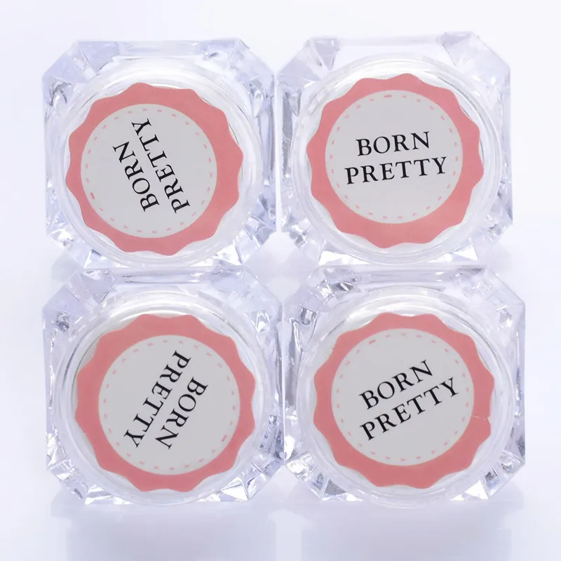 BORN PRETTY 1,5 г/кор. жемчуг для дизайна ногтей Блестящий Белый порошок DIY украшения для ногтей