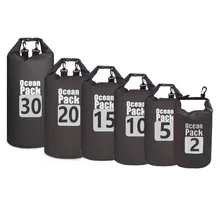 2L/5L/10L/15L/20L Водонепроницаемый сухой мешок для каноэ каяк Рафтинг Спорт на открытом воздухе плавательный мешок путешествия комплект рюкзак