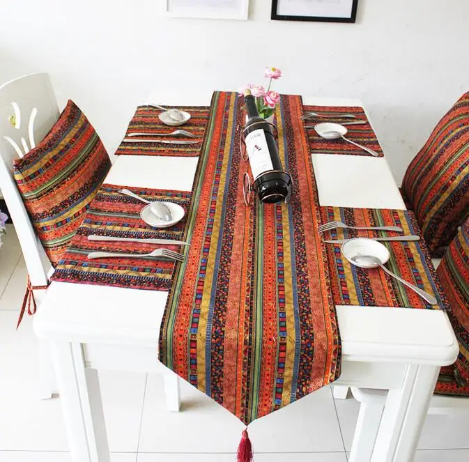 

Fyjafon Table Cloth Rectangular Cotton/Linen Table Runner Table Mat Pillowcase Tablecloth Placemats Home Decor140*140/140*180