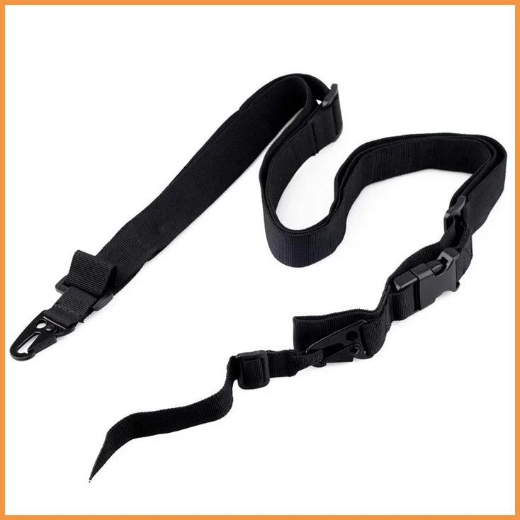 Black 3 point Tactical Rifle Gun Secure Sling Strap For AR M4 M16 Rifle