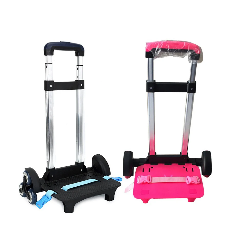 

3 Wheel Fold Pull Rod Bracket Roll Cart Trolley ,mochila infantil rodinha mochilas school kids,School Bags easy climb the stairs