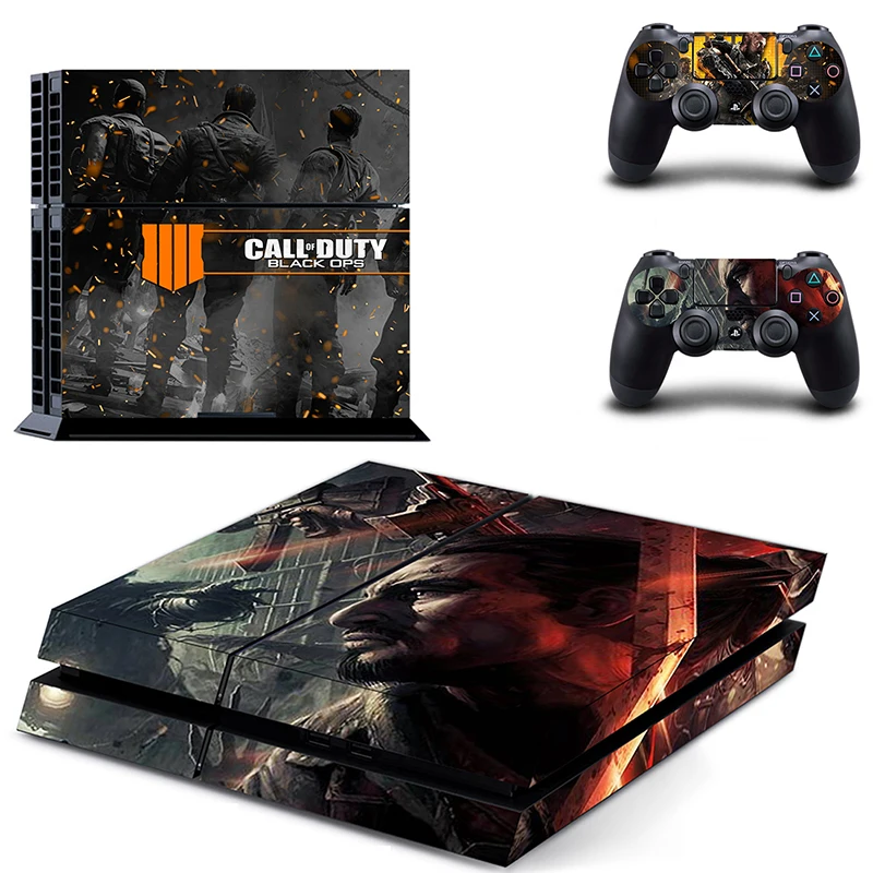 

HOMEREALLY Stickers call of duty black ops 4 PS4 Skin Sticker for Sony Play Station 4 Console and Controller ps4 slim skin