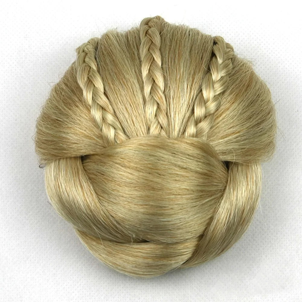 Удлинение Scrunchie удобная одежда плетение дышащий Легкий парик стиль элегантный