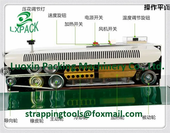 Horizontal Vertical Portable Stainless Steel Tilt Head Continuous Band Sealers Rapid Tabletop Free Standing Benchtop Band Sealer with Dry Ink Coding33