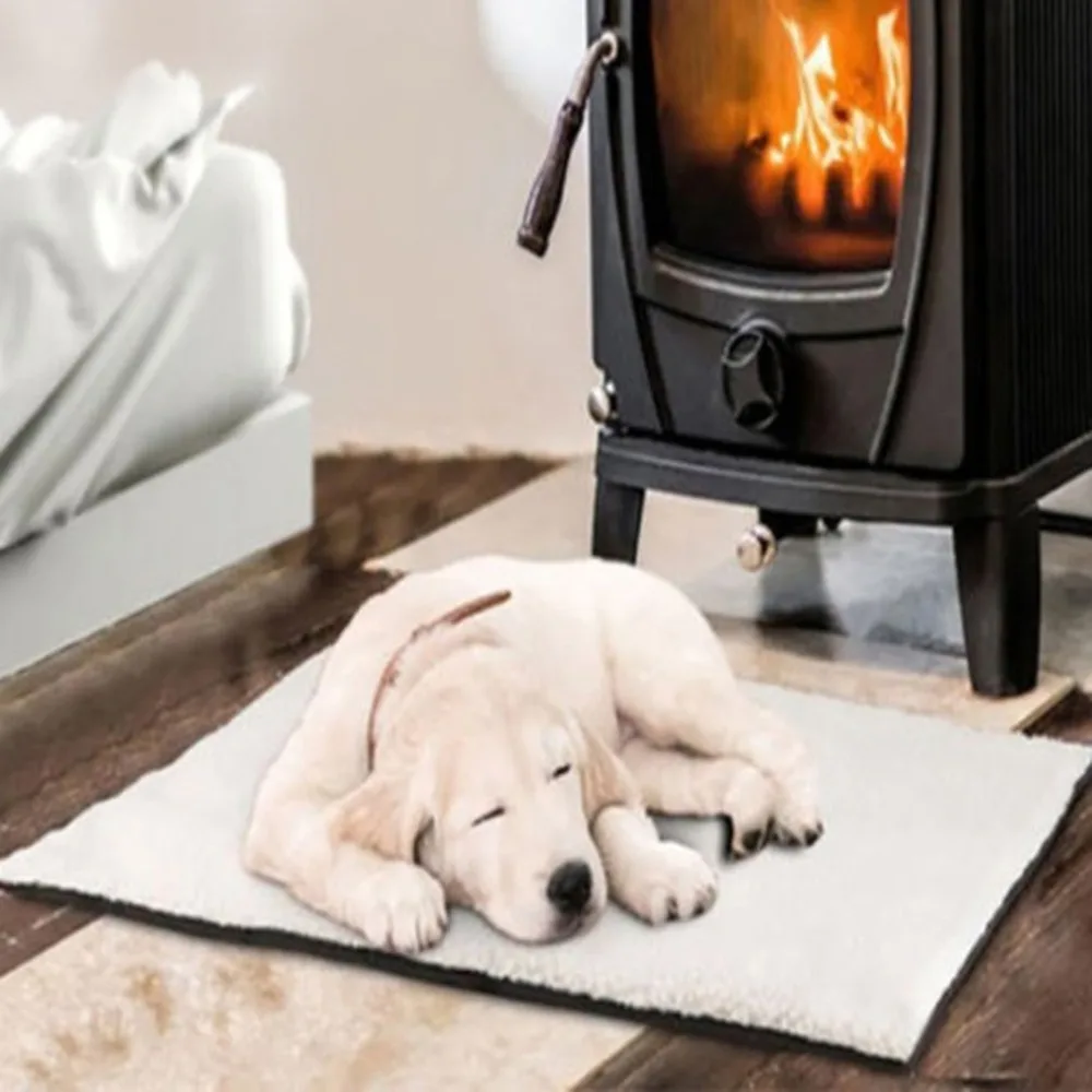 

Self Heating Dog Cat Blanket Pet Bed Thermal Washable No Electric Blanket Super Soft Puppy Kitten Blanket Beds Mat