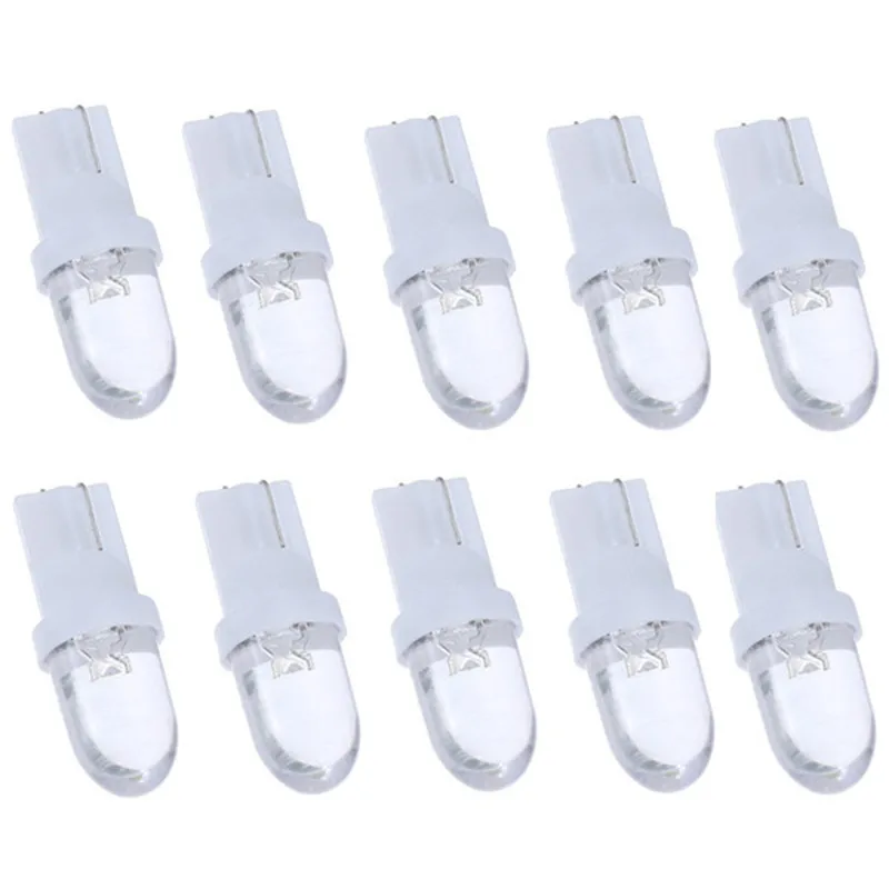 10pcs LED Car Light T10 168 194 501 W5W 1 LED Car Auto Wedge Light Side