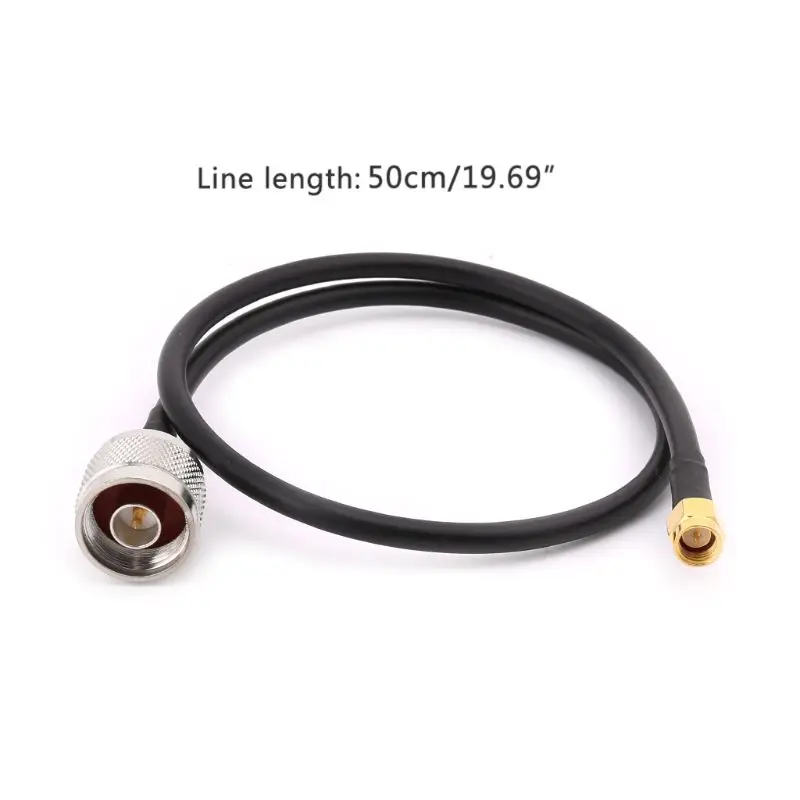 

New SMA Male To N Type Male RG58 Pigtail Cable 50cm Connector Wifi Antenna Cables