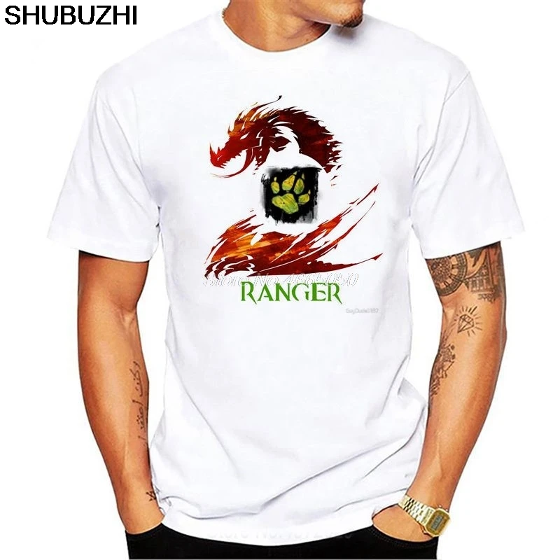 

Free shipping Guild Wars 2 Ranger Mens & s Short Sleeve Printing T Shirt