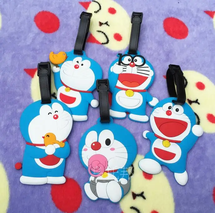 

2018 Rushed Trolley Cartoon Tags Boarding Pass Japan More La A Dream To Make For Cat Doraemon Stereo Luggage Tag Bag Quotation