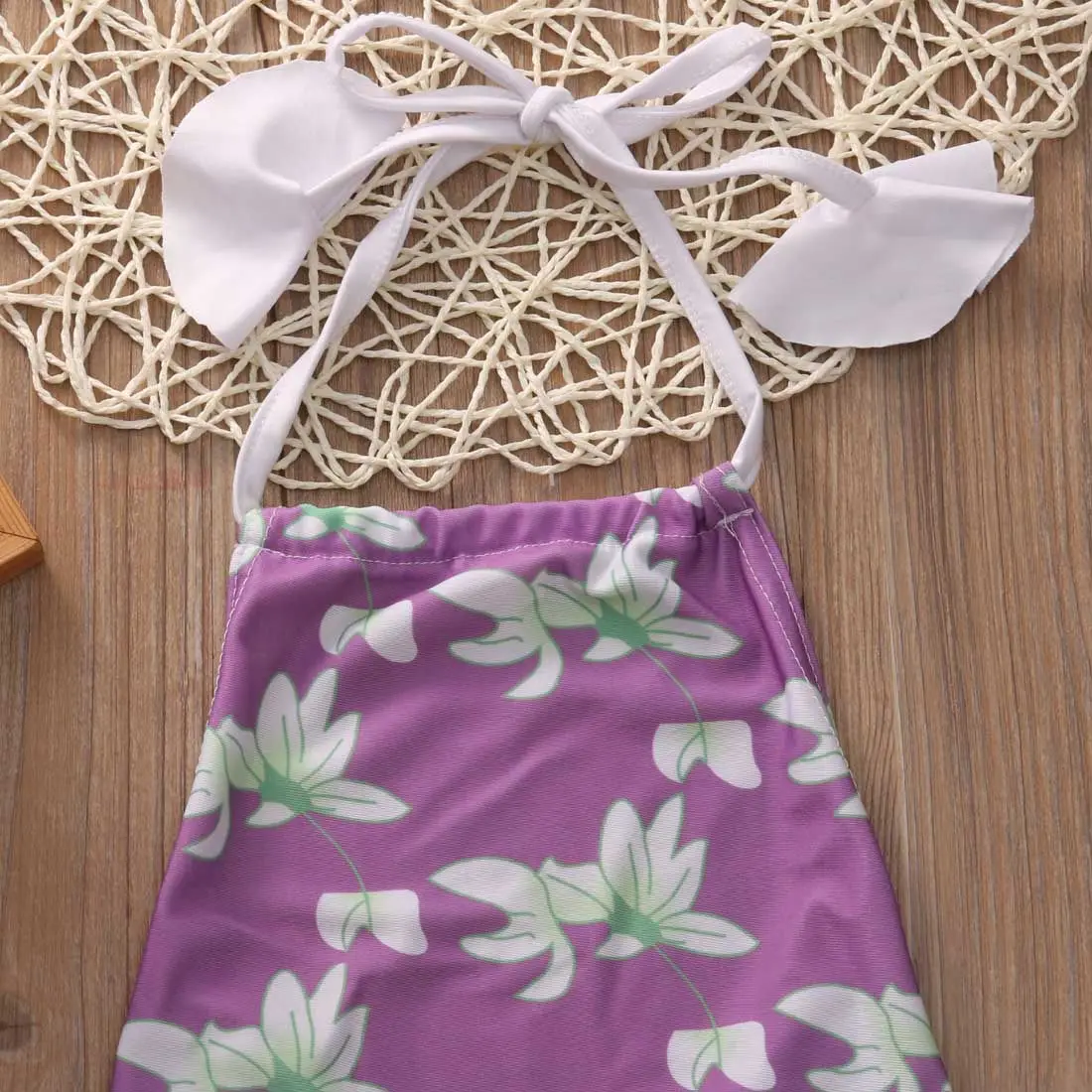 ITFABS Малышей Дети Девочка Tankini Цветочные Бикини Купальники Летний Пляж Монокини