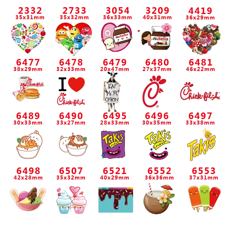 

DIY Craft Supplies cartoon character flat back planar resin 30 pieces. PR-2332-6553