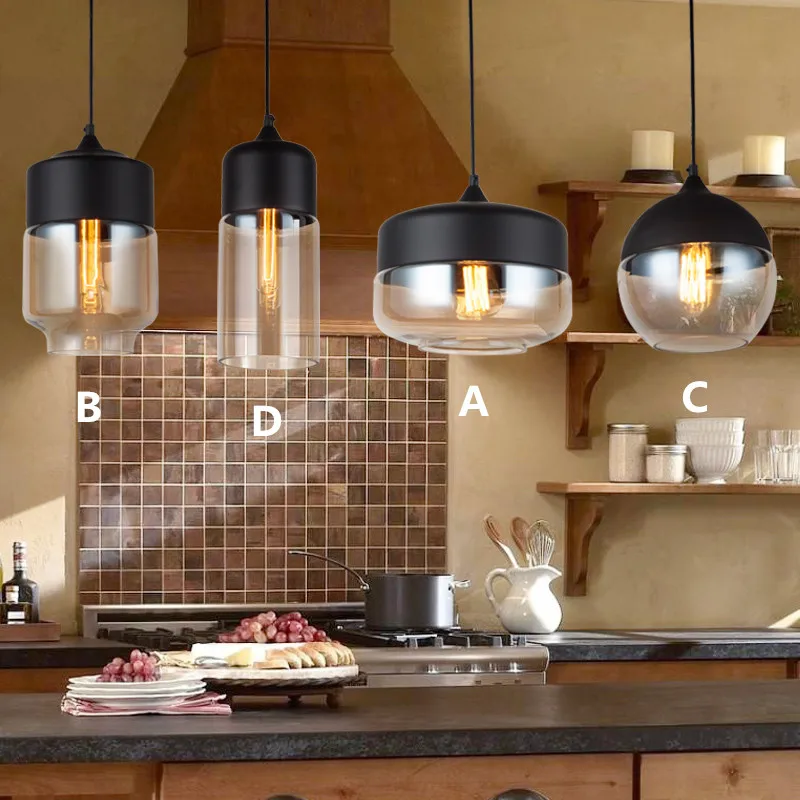 Glass Ceiling Lamp Kitchen Lighting Fixture Bar Modern Pendant Light Home Lights Glass Ceiling Lamp Kitchen Lighting Fixture Bar Modern Pendant Light Home Lights