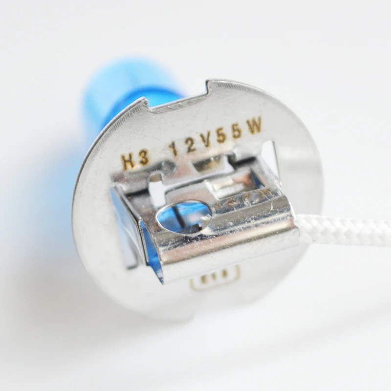 hippcron H3 Halogen Bulb 12V 55W / 100W Super White Clear Yellow ION Rainbow 2200Lm Car Headlight Lamp Quartz Glass car underglow