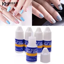5 pcs x 3g Strass Decoratie Met Nail Art UV Gel Nail Tips Lijm Sneldrogende Valse Manicure Lijm bbo(China)