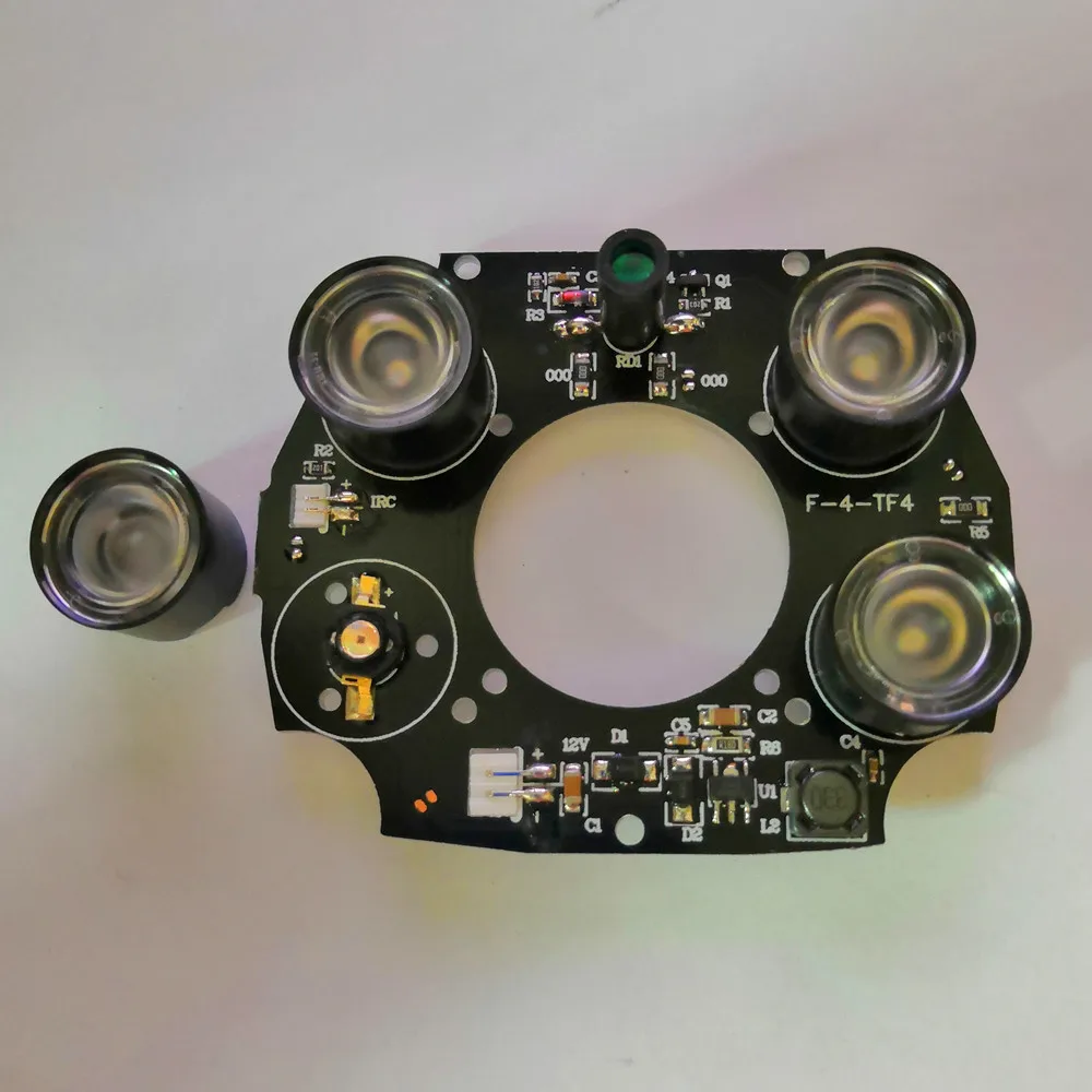 

Array IR LED Light Board CCTV Security Camera IR LED Plate Surveillance Accessory Infrared Module Viewing range 60-90m