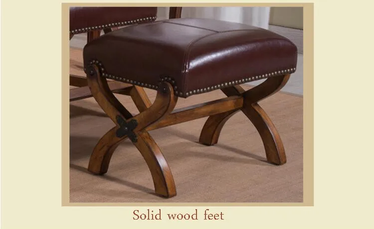 Европейский твердый деревянный каркас из натуральной кожи, кресло для отдыха, комбинированное кресло для спальни, стул для отдыха, набор p10277