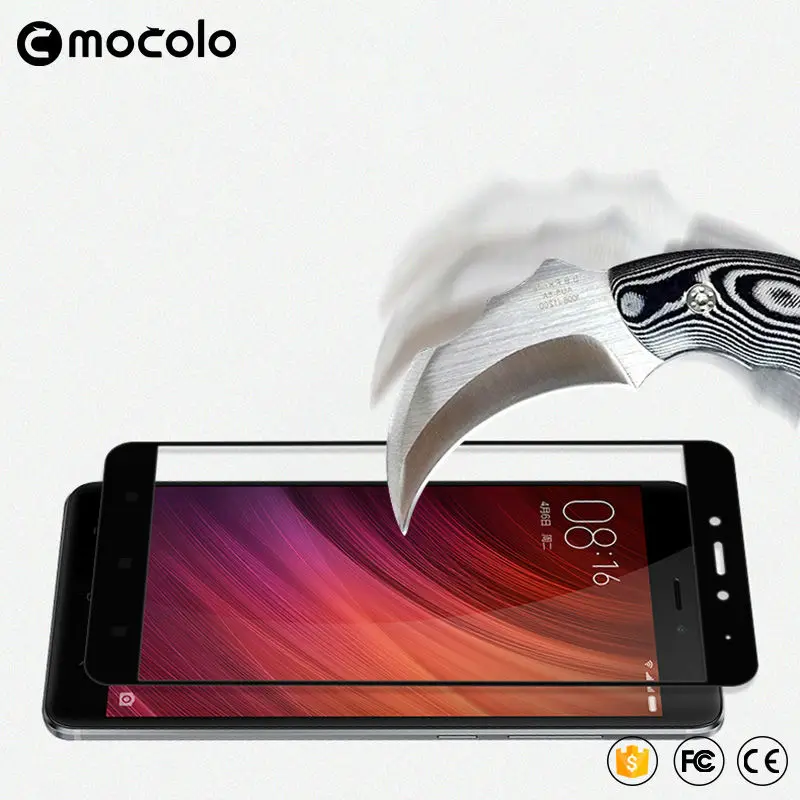 Mocolo полное покрытие Redmi Note 4X закаленное стекло Защита для Xiaomi 4 Hongmi 4x Стекло
