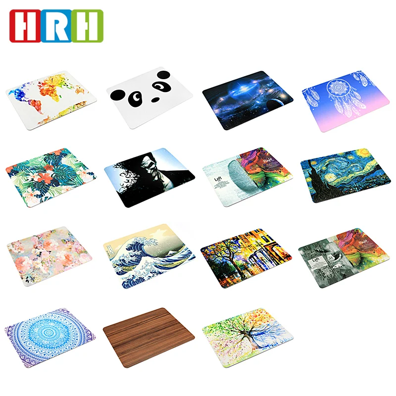 

HRH Mouse Mats For Computer Laptop,Unique Left and Right Brain/Flower Wood Pattern Rubber Gaming Mouse Pad without Locking Edge