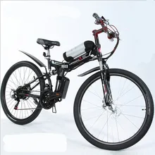 26 дюймов литиевая батарея электрический велосипед электрический складной горный электровелосипед 48V 500W двигателя для е-байка мужского и женского пола studen