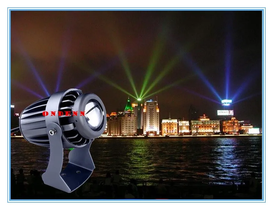CREE 10W COB Светодиодный прожектор Открытый водонепроницаемый Светодиодный прожектор высокой яркости, большой диапазон квадратного ночного видения