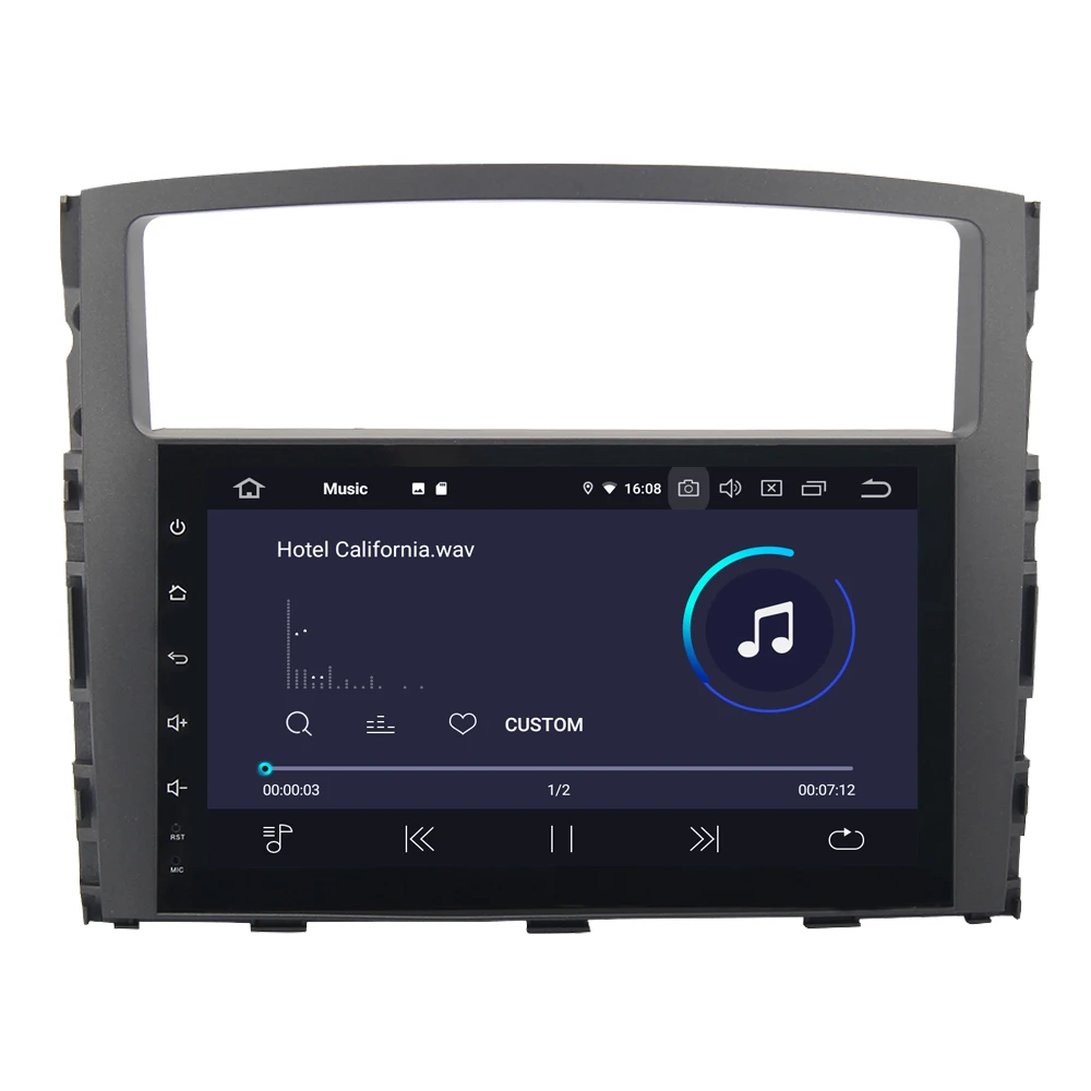 Excellent For Mitsubishi Pajero V97 V93 2006 - 2011 Android 9.0 Quad Core Autoradio Car Radio Stereo GPS Navigation Multimedia Player 2