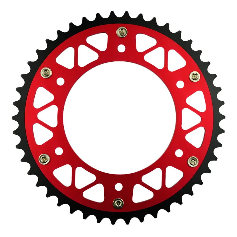 Motorcycle Parts Steel Aluminium Composite 46T Rear Sprocket For HONDA CRF250R CRF 250R CRF250 CRF 250 R 2004-2014 Fit 520 Chain