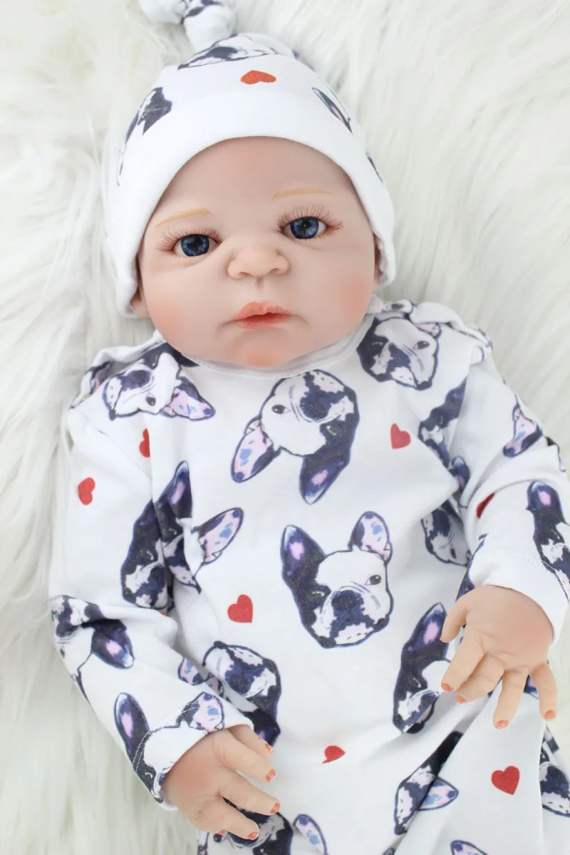 55 см Силиконовая Кукла Reborn Babies Toy Like Real Baby новорожденный мальчик детские куклы на