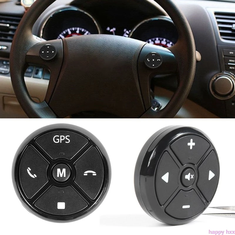 Новый универсальный автомобильный управление рулевым колесом 4Key музыка беспроводной DVD gps руль дистанционное управление кнопка