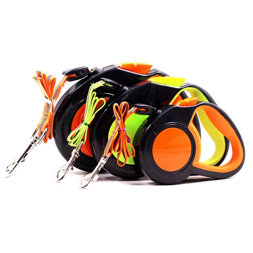 Retractable Pet Leash Reflective Belt for Dogs Cat Safety Walk Leads Nylon Pet Dog Leash Small