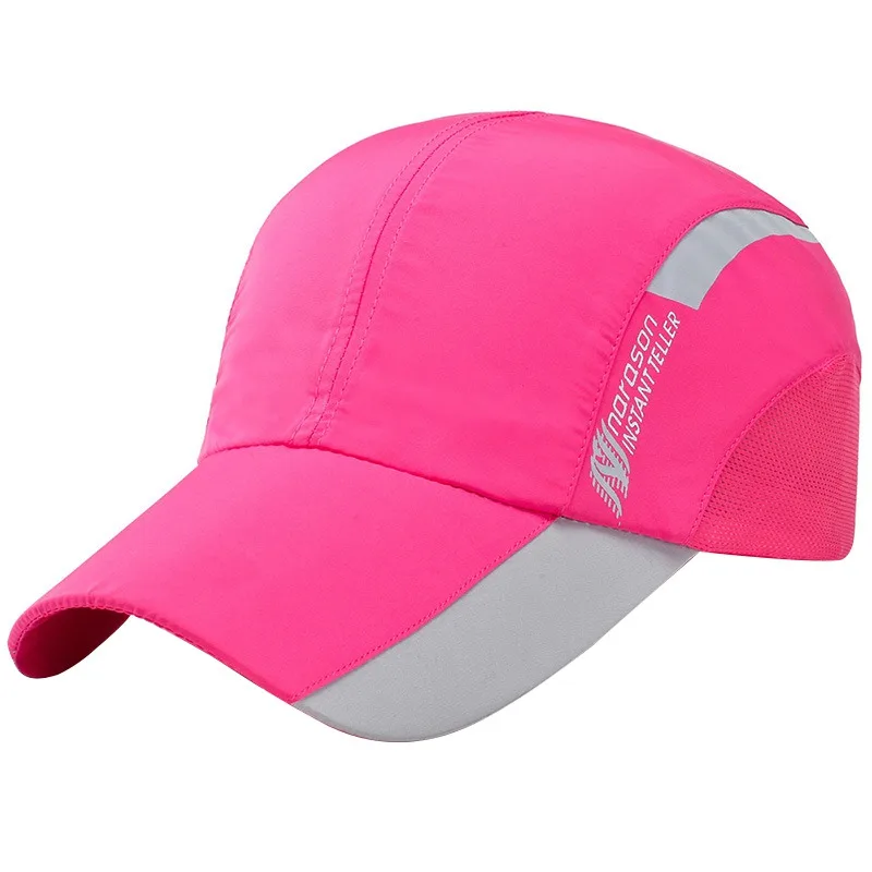 Высококачественный шлем теннисная Кепка дышащая бейсбольная кепка Быстросохнущий солнцезащитный козырек летняя кепка для мужчин и женщин - Цвет: Красный