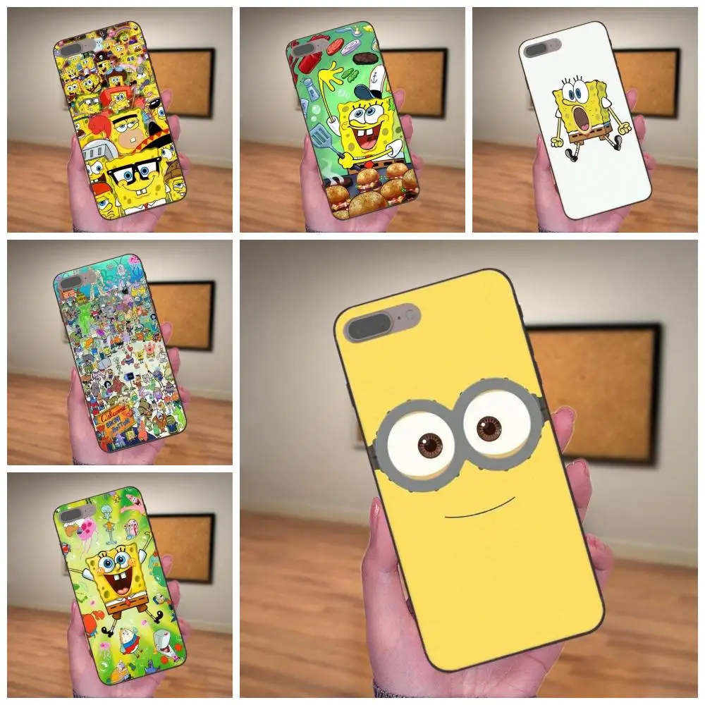 

1pcs Cartoon Spongebob Design Luxury For Huawei Y3 Y5 II Y6 Y7 Y9 nova 2 Plus 2S 3i 4 4e Lite Plus Prime 2017 2018 2019