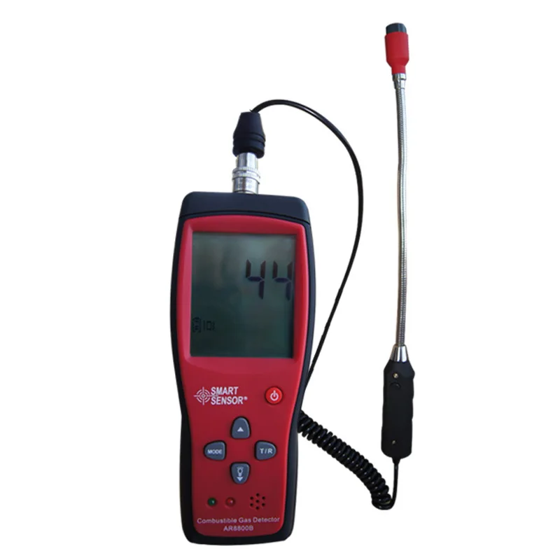 

AR8800B Combustible Gas Leak Tester Natural Gas Test Methane Gas Detector Coal Gas Detector + Lithium Battery