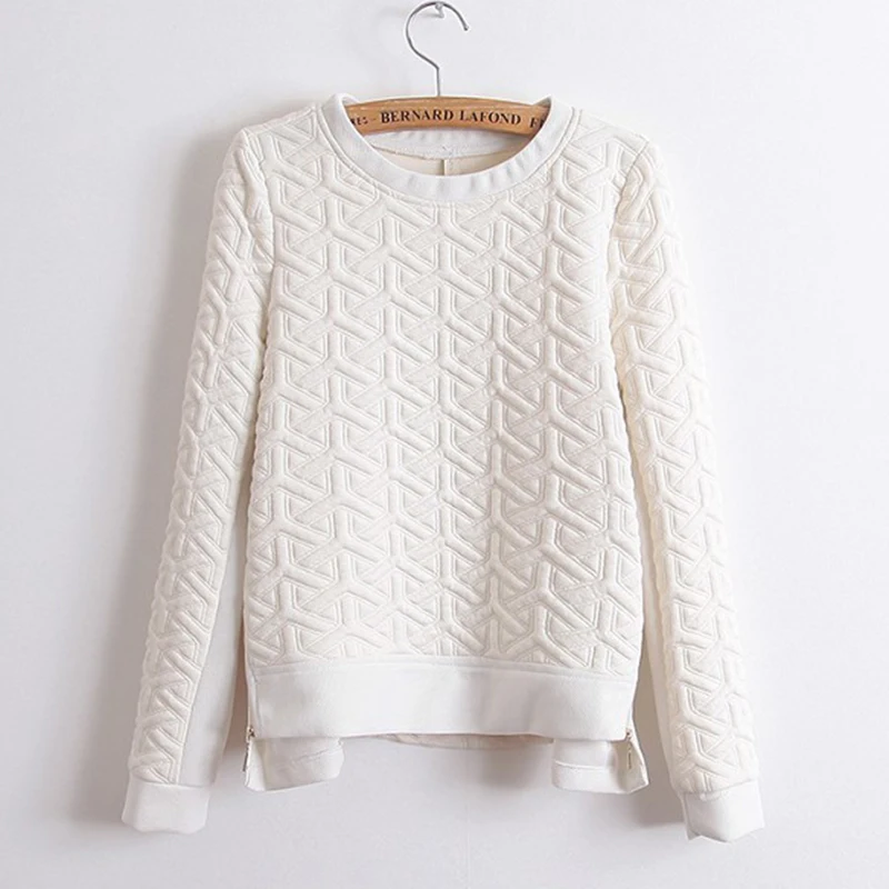 Günstige Frauen Neue Pullover 2018 Herbst Winter Lange ärmeln Pullover Zipper Dekoration Rundhals frauen Tops Beiläufige Dünne pullover